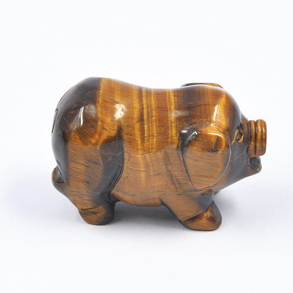 PandaHall Natural Tiger Eye Sculpture Display Decorations, Lucky Pig Feng Shui Ornament, for Home Office Desk, 38x25x20mm Tiger Eye Pig
PandaHall Natural Tiger Eye Sculpture Display Decorations, Lucky Pig Feng Shui Ornament, for Home Office Desk, 38x25x20mm Tiger Eye Pig