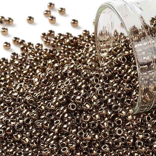 PandaHall TOHO Round Seed Beads, Japanese Seed Beads, (221) Bronze, 11/0, 2.2mm, Hole: 0.8mm, about 1103pcs/10g Glass Brown
PandaHall TOHO Round Seed Beads, Japanese Seed Beads, (221) Bronze, 11/0, 2.2mm, Hole: 0.8mm, about 1103pcs/10g Glass Brown
