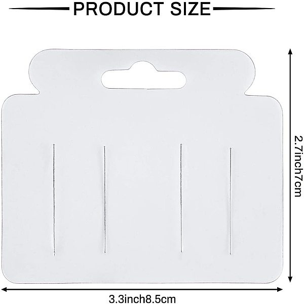 PandaHall FINGERINSPIRE 200pcs Plastic Hair Bow Cards Hair-Bow Display Cards for Clips Rectangle(Clear Color) Plastic Rectangle Clear
PandaHall FINGERINSPIRE 200pcs Plastic Hair Bow Cards Hair-Bow Display Cards for Clips Rectangle(Clear Color) Plastic Rectangle Clear