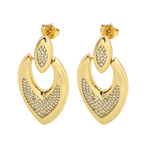 PandaHall Rack Plating Brass Micro Pave Clear Cubic Zirconia Heart Stud Dangle Earrings for Women, Long-Lasting Plated, Cadmium Free & Lead...
PandaHall Rack Plating Brass Micro Pave Clear Cubic Zirconia Heart Stud Dangle Earrings for Women, Long-Lasting Plated, Cadmium Free & Lead...