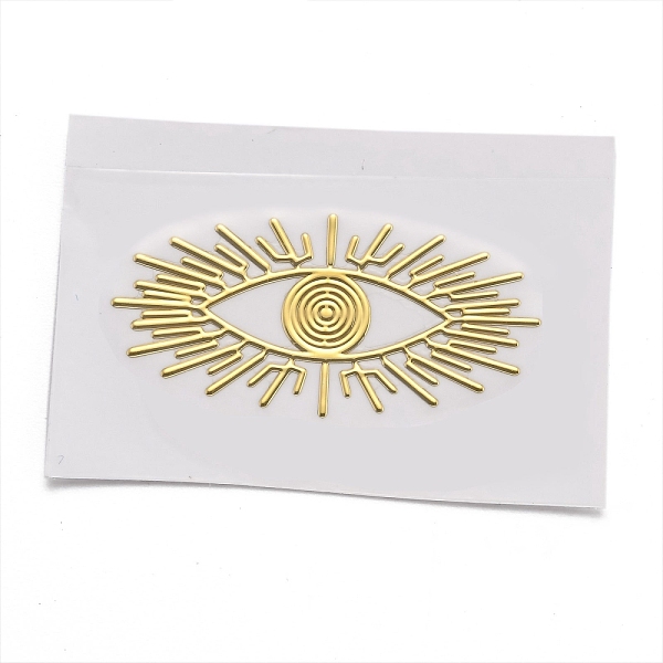 PandaHall Self Adhesive Brass Stickers, Scrapbooking Stickers, for Epoxy Resin Crafts, Eye, Golden, 1.7x3.5x0.05cm Brass Eye
PandaHall Self Adhesive Brass Stickers, Scrapbooking Stickers, for Epoxy Resin Crafts, Eye, Golden, 1.7x3.5x0.05cm Brass Eye