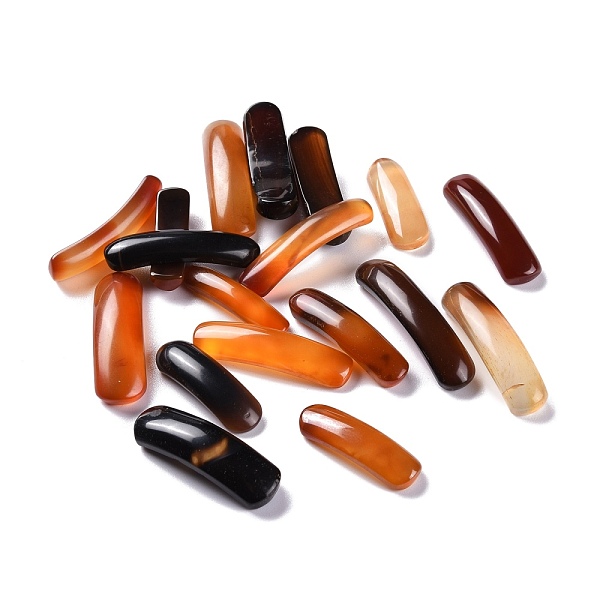 PandaHall Natural Agate Beads, No Hole/Undrilled, for Wire Wrapped Pendant Making, Arch, 30x9.5x4mm Natural Agate Rectangle Multicolor
PandaHall Natural Agate Beads, No Hole/Undrilled, for Wire Wrapped Pendant Making, Arch, 30x9.5x4mm Natural Agate Rectangle Multicolor