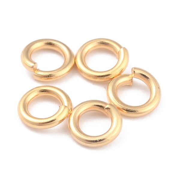 PandaHall Rack Plating Brass Jump Rings, Open Jump Rings, Long-Lasting Plated, Real 24K Gold Plated, 5x1mm, 18 Gauge, Inner Diameter: 3mm...
PandaHall Rack Plating Brass Jump Rings, Open Jump Rings, Long-Lasting Plated, Real 24K Gold Plated, 5x1mm, 18 Gauge, Inner Diameter: 3mm...