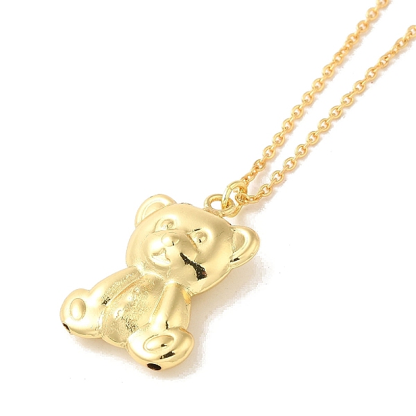 PandaHall Bear Pendant Necklaces, Brass Cable Chain Necklaces for Women, Real 18K Gold Plated, 17.76 inch(451mm) Brass Bear Clear
PandaHall Bear Pendant Necklaces, Brass Cable Chain Necklaces for Women, Real 18K Gold Plated, 17.76 inch(451mm) Brass Bear Clear