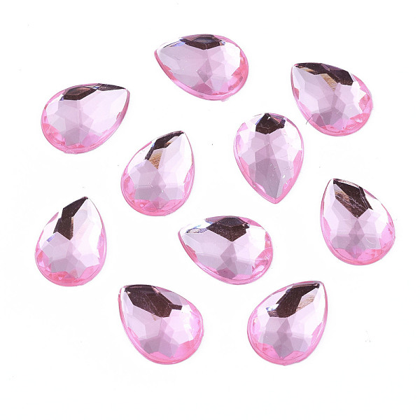PandaHall Acrylic Rhinestone Flat Back Cabochons, Faceted, Bottom Silver Plated, Drop, Pearl Pink, 14x10x3.5mm Acrylic Rhinestone Teardrop... 
PandaHall Acrylic Rhinestone Flat Back Cabochons, Faceted, Bottom Silver Plated, Drop, Pearl Pink, 14x10x3.5mm Acrylic Rhinestone Teardrop...