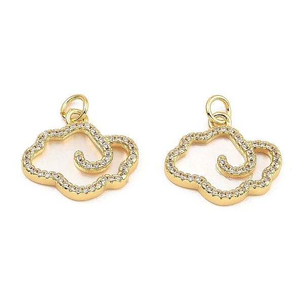 PandaHall Rack Plating Real 18K Gold Plated Brass Pendants, with Cubic Zirconia and Shell, Long-Lasting Plated, Lead Free & Cadmium Free...
PandaHall Rack Plating Real 18K Gold Plated Brass Pendants, with Cubic Zirconia and Shell, Long-Lasting Plated, Lead Free & Cadmium Free...
