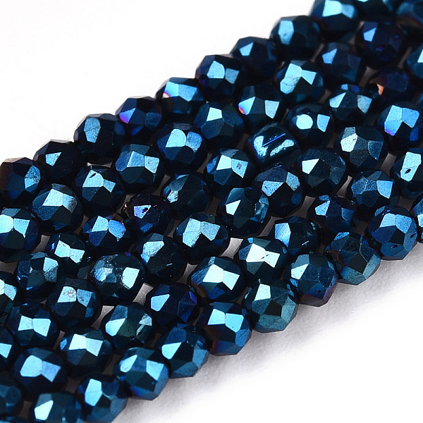 PandaHall Electroplate Glass Beads Strands, Full Plated, Faceted, Round, Blue Plated, 2mm, Hole: 0.7mm, about 184~187pcs/strand, 14.45 inch...
PandaHall Electroplate Glass Beads Strands, Full Plated, Faceted, Round, Blue Plated, 2mm, Hole: 0.7mm, about 184~187pcs/strand, 14.45 inch...