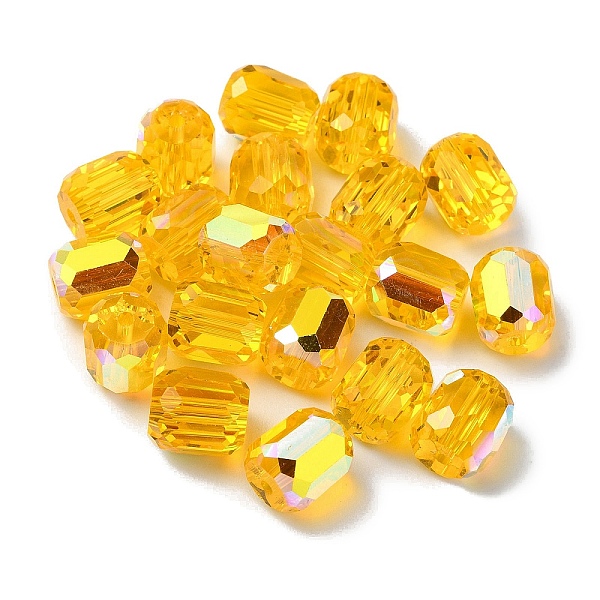 PandaHall AB Color Plated Glass Beads, Faceted Barrel, Gold, 8.5x7.5mm, Hole: 1.4mm Glass Barrel Gold
PandaHall AB Color Plated Glass Beads, Faceted Barrel, Gold, 8.5x7.5mm, Hole: 1.4mm Glass Barrel Gold