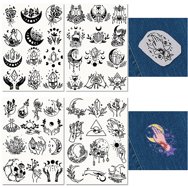 PandaHall CRASPIRE 4 Sheets Water Soluble Embroidery Stabilizers Moon Phase Tarot Magic Crystal Patterns Hand Sewing Stick and Stitch A4...
PandaHall CRASPIRE 4 Sheets Water Soluble Embroidery Stabilizers Moon Phase Tarot Magic Crystal Patterns Hand Sewing Stick and Stitch A4...