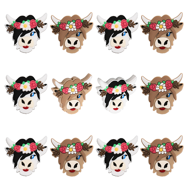 PandaHall CHGCRAFT 12Pcs 2 Colors Silicone Beads, DIY Nursing Necklaces and Bracelets Making, Chewing Pendants For Teethers, Cattle Head..., Multicolor
PandaHall CHGCRAFT 12Pcs 2 Colors Silicone Beads, DIY Nursing Necklaces and Bracelets Making, Chewing Pendants For Teethers, Cattle Head..., Multicolor