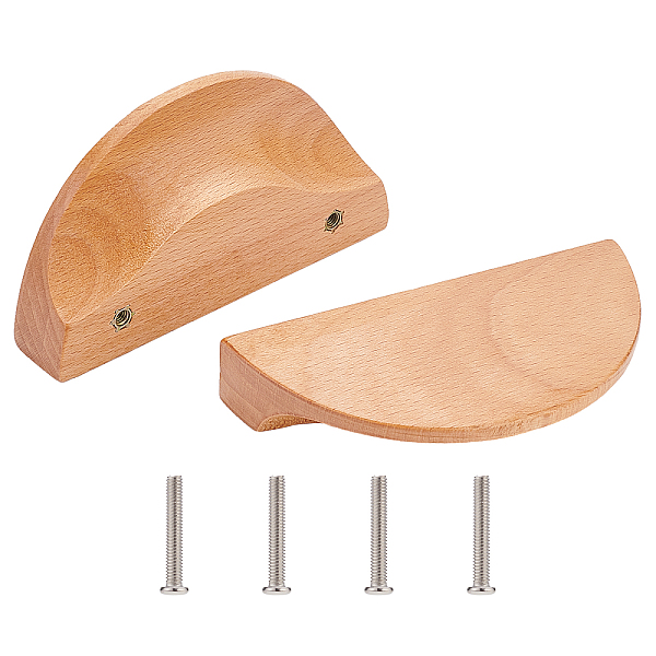 PandaHall BENECREAT 6Pcs Wood Cabinet Drawer Handles, with 201 Stainless Steel Pan Head Screw, Mixed Color, 100x52x18.5mm, Hole: 2.8mm, 2pc..., Multicolor
PandaHall BENECREAT 6Pcs Wood Cabinet Drawer Handles, with 201 Stainless Steel Pan Head Screw, Mixed Color, 100x52x18.5mm, Hole: 2.8mm, 2pc..., Multicolor