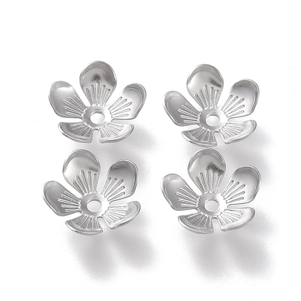 PandaHall 304 Stainless Steel Bead Caps, 5-Petal, Flower, Stainless Steel Color, 11x11x3mm, Hole: 1.6mm 304 Stainless Steel
PandaHall 304 Stainless Steel Bead Caps, 5-Petal, Flower, Stainless Steel Color, 11x11x3mm, Hole: 1.6mm 304 Stainless Steel