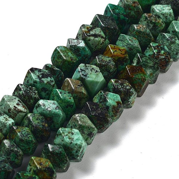 PandaHall Natural African Turquoise(Jasper) Beads Strands, Nuggets, Faceted, 6~8x10.5~14x8~9.5mm, Hole: 1.2mm, about 57~61pcs/strand...
PandaHall Natural African Turquoise(Jasper) Beads Strands, Nuggets, Faceted, 6~8x10.5~14x8~9.5mm, Hole: 1.2mm, about 57~61pcs/strand...