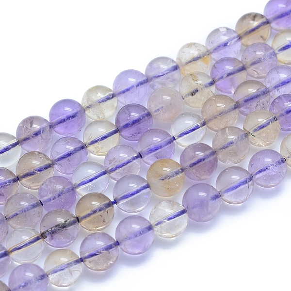 PandaHall Natural Ametrine Beads Strands, Round, Alice Blue, 8~8.5mm, Hole: 0.8mm, about 50pcs/strand, 15.55 inch(39.5cm) Ametrine Round
PandaHall Natural Ametrine Beads Strands, Round, Alice Blue, 8~8.5mm, Hole: 0.8mm, about 50pcs/strand, 15.55 inch(39.5cm) Ametrine Round
