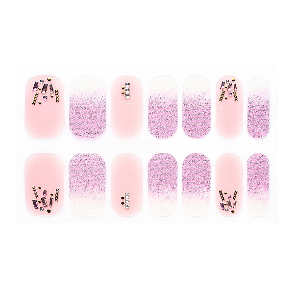 PandaHall Full Cover Ombre Nails Wraps, Glitter Powder Color Street Nail Strips, Self-Adhesive, for Nail Tips Decorations, Pearl Pink...
PandaHall Full Cover Ombre Nails Wraps, Glitter Powder Color Street Nail Strips, Self-Adhesive, for Nail Tips Decorations, Pearl Pink...