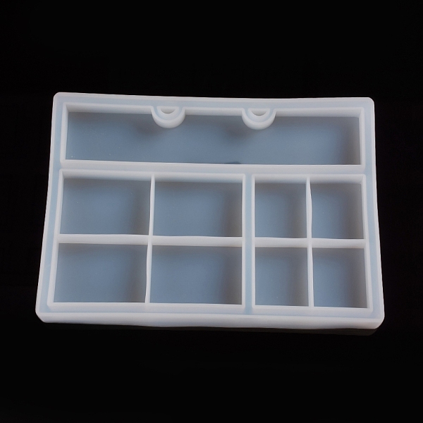 PandaHall Rectangle DIY Jewelry Display Stand Storage Box Silicone Molds, for Deer Horn Resin Silicone Molds, White, 240x170x21.2mm, Inner...
PandaHall Rectangle DIY Jewelry Display Stand Storage Box Silicone Molds, for Deer Horn Resin Silicone Molds, White, 240x170x21.2mm, Inner...