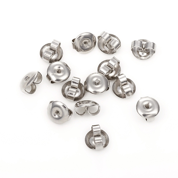 PandaHall 304 Stainless Steel Friction Ear Nuts,Earring Backs, Flat Round, Stainless Steel Color, 6.5x6x3.5mm, Hole: 1.2mm 304 Stainless...
PandaHall 304 Stainless Steel Friction Ear Nuts,Earring Backs, Flat Round, Stainless Steel Color, 6.5x6x3.5mm, Hole: 1.2mm 304 Stainless...