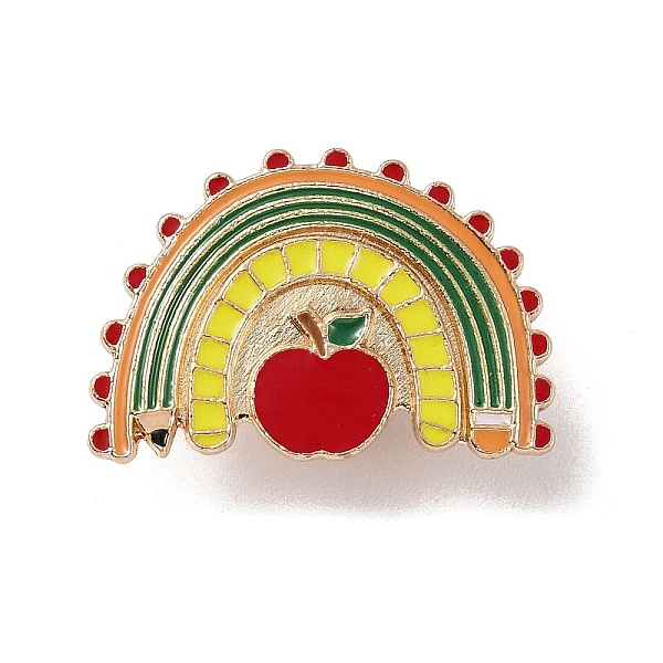 PandaHall Teacher's Day Theme Rack Plating Light Gold Alloy Brooches, Enamel Pins, Apple, 18.5x27.5x1.5mm Alloy+Enamel Apple
PandaHall Teacher's Day Theme Rack Plating Light Gold Alloy Brooches, Enamel Pins, Apple, 18.5x27.5x1.5mm Alloy+Enamel Apple