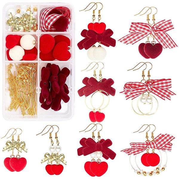 PandaHall SUNNYCLUE 123 Pieces DIY Fashion Valentine's Day Earring Making Kits, Including Flocky Acrylic Beads & Pendants, Satin Ribbon..., Multicolor
PandaHall SUNNYCLUE 123 Pieces DIY Fashion Valentine's Day Earring Making Kits, Including Flocky Acrylic Beads & Pendants, Satin Ribbon..., Multicolor