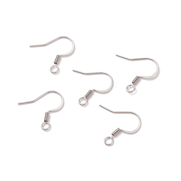 PandaHall Stainless Steel French Earring Hooks, Flat Earring Hooks, Ear Wire, with Horizontal Loop, Steel 316, Stainless Steel Color...
PandaHall Stainless Steel French Earring Hooks, Flat Earring Hooks, Ear Wire, with Horizontal Loop, Steel 316, Stainless Steel Color...