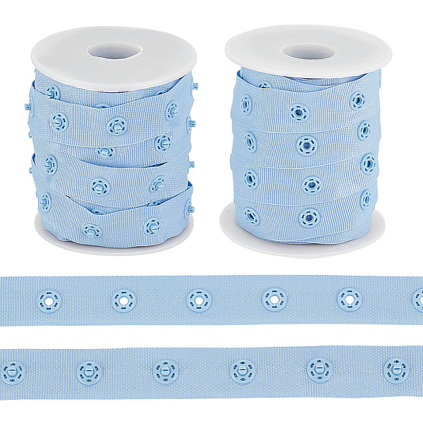 PandaHall Olycraft 10 Yards Polyester Sewing Snap Button Tape, Plastic Buttons Fastener Replacement, with 2Pcs Plastic Empty Spools, Light...
PandaHall Olycraft 10 Yards Polyester Sewing Snap Button Tape, Plastic Buttons Fastener Replacement, with 2Pcs Plastic Empty Spools, Light...