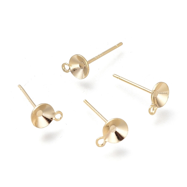 PandaHall Brass Stud Earring Findings, Long-Lasting Plated, with Loop and 925 Sterling Silver Pin, for Pointed Back Rivoli Rhinestone, Cone...
PandaHall Brass Stud Earring Findings, Long-Lasting Plated, with Loop and 925 Sterling Silver Pin, for Pointed Back Rivoli Rhinestone, Cone...