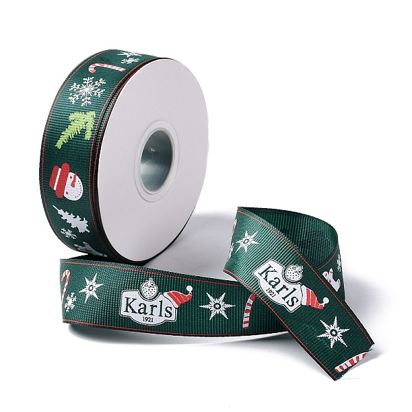 PandaHall 25 Yards Christmas Theme Printed Polyester Grosgrain Ribbon, for DIY Jewelry Making, Flat, Dark Green, 1- inch(25.5mm) Polyester...
PandaHall 25 Yards Christmas Theme Printed Polyester Grosgrain Ribbon, for DIY Jewelry Making, Flat, Dark Green, 1- inch(25.5mm) Polyester...