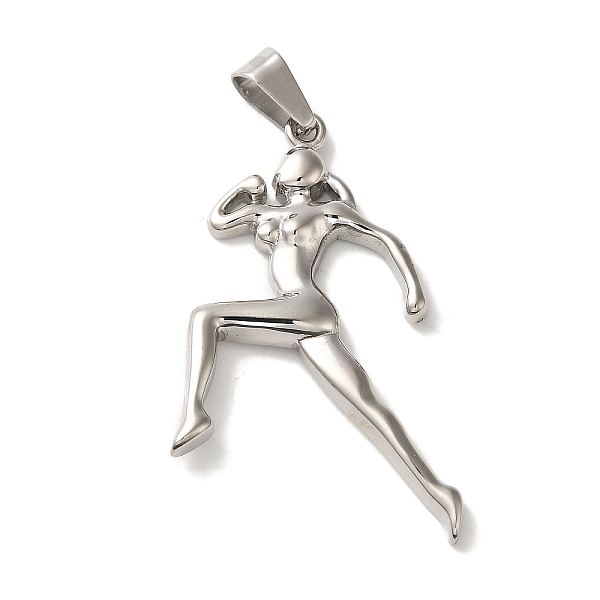 PandaHall Hip Hop Fitness 316L Surgical Stainless Steel Pendants, Runner Charm, Stainless Steel Color, 47x29x4.5mm, Hole: 8.5x5mm 316L...
PandaHall Hip Hop Fitness 316L Surgical Stainless Steel Pendants, Runner Charm, Stainless Steel Color, 47x29x4.5mm, Hole: 8.5x5mm 316L...
