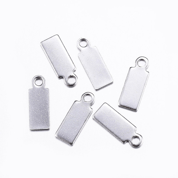 PandaHall 304 Stainless Steel Pendant End Piece, Stamping Blank Tag Charms, Rectangle, Stainless Steel Color, 11x4mm, Hole: 1.5mm 304...
PandaHall 304 Stainless Steel Pendant End Piece, Stamping Blank Tag Charms, Rectangle, Stainless Steel Color, 11x4mm, Hole: 1.5mm 304...