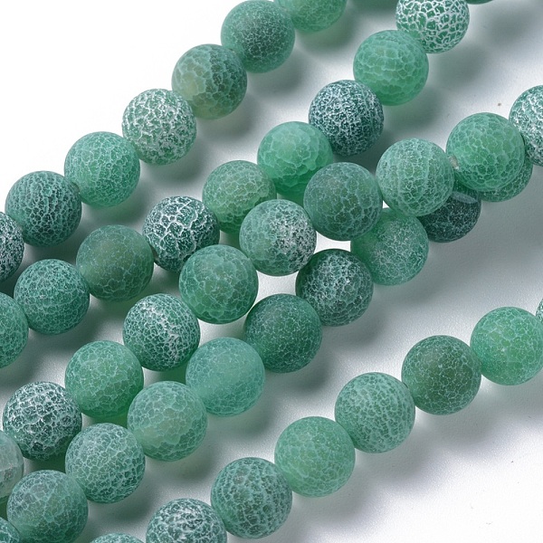 PandaHall Natural Crackle Agate Beads Strands, Dyed, Round, Grade A, Green, 8mm, Hole: 1mm, about 50pcs/strand, 14 inch Crackle Agate Round...
PandaHall Natural Crackle Agate Beads Strands, Dyed, Round, Grade A, Green, 8mm, Hole: 1mm, about 50pcs/strand, 14 inch Crackle Agate Round...