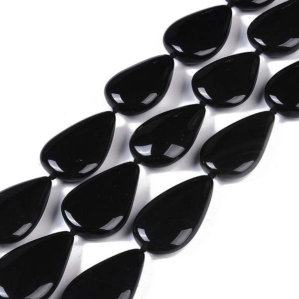 PandaHall Natural Black Gemstone Beads Strands, Teardrop, 31~34.5x18~23x8~9mm, Hole: 1.4mm, about 12pcs/strand, 15.16''(38.5cm) Natural...
PandaHall Natural Black Gemstone Beads Strands, Teardrop, 31~34.5x18~23x8~9mm, Hole: 1.4mm, about 12pcs/strand, 15.16''(38.5cm) Natural...