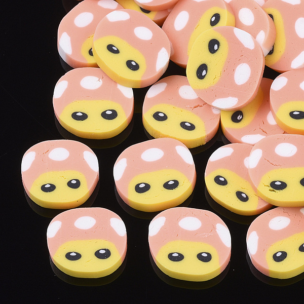 PandaHall Handmade Polymer Clay Cabochons, Ladybird, Colorful, 8~9x9~10x1.5~2mm Polymer Clay Ladybug
PandaHall Handmade Polymer Clay Cabochons, Ladybird, Colorful, 8~9x9~10x1.5~2mm Polymer Clay Ladybug