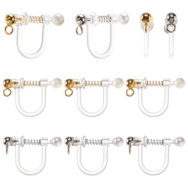 PandaHall SUNNYCLUE 20Pcs 2 Colors Plastic Clip-on Earring Findings, with Shell Pearl & 316 Surgical Stainless Steel Findings & Loops...
PandaHall SUNNYCLUE 20Pcs 2 Colors Plastic Clip-on Earring Findings, with Shell Pearl & 316 Surgical Stainless Steel Findings & Loops...