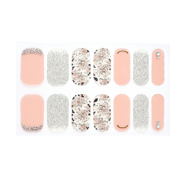 PandaHall Full Cover Ombre Nails Wraps, Glitter Powder Color Street Nail Strips, Self-Adhesive, for Nail Tips Decorations, Silver, 24x8mm...
PandaHall Full Cover Ombre Nails Wraps, Glitter Powder Color Street Nail Strips, Self-Adhesive, for Nail Tips Decorations, Silver, 24x8mm...