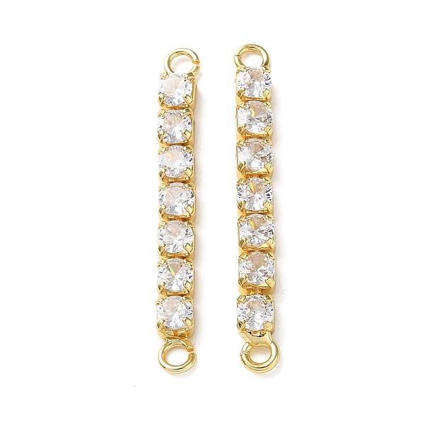 PandaHall Rack Plating Brass Pave Cubic Zirconia Connector Charms, Rectangle Links, Lead Free & Cadmium Free, Real 18K Gold Plated..., Clear
PandaHall Rack Plating Brass Pave Cubic Zirconia Connector Charms, Rectangle Links, Lead Free & Cadmium Free, Real 18K Gold Plated..., Clear