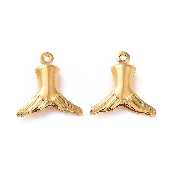 PandaHall 304 Stainless Steel Pendants, Fish Tail Charms, Golden, 15.1x14.3x4.4mm, Hole: 1mm 304 Stainless Steel Fish
PandaHall 304 Stainless Steel Pendants, Fish Tail Charms, Golden, 15.1x14.3x4.4mm, Hole: 1mm 304 Stainless Steel Fish
