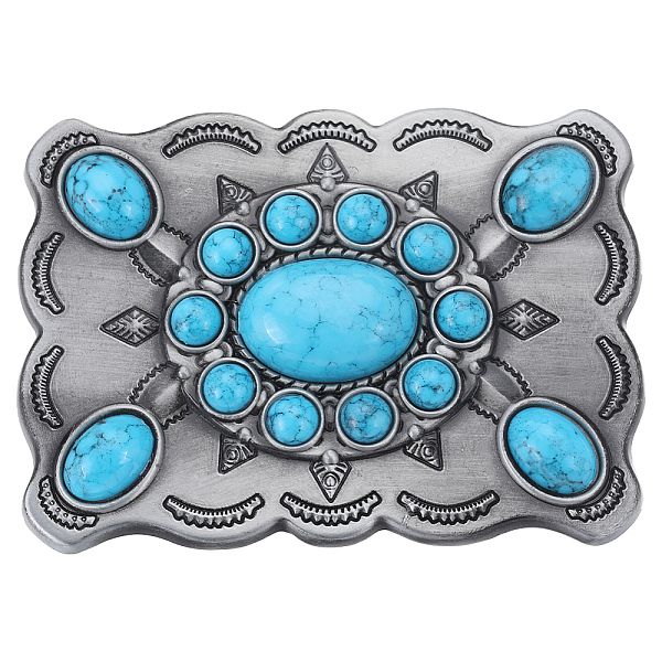 PandaHall Bohemia Synthetic Turquoise Belt Buckle for Men, Vintage Zinc Alloy Belt Buckle, Rectangle, Antique Silver, 62x87x12mm Alloy...
PandaHall Bohemia Synthetic Turquoise Belt Buckle for Men, Vintage Zinc Alloy Belt Buckle, Rectangle, Antique Silver, 62x87x12mm Alloy...