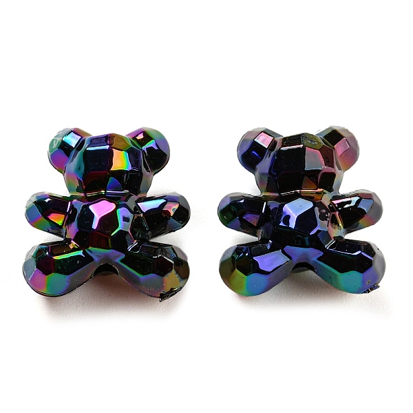 PandaHall UV Plating Acrylic Faceted Beads, AB Color Plated, Iridescent Bear, Black, 18.5x17x12mm, Hole: 2.2mm Acrylic Bear Black
PandaHall UV Plating Acrylic Faceted Beads, AB Color Plated, Iridescent Bear, Black, 18.5x17x12mm, Hole: 2.2mm Acrylic Bear Black