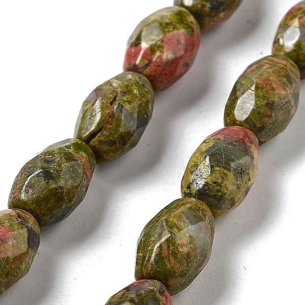 PandaHall Natural Unakite Beads Strands, Faceted Rice, 12.5x8mm, Hole: 1.2mm, about 16pcs/strand, 7.68''(19.5cm) Unakite Rice
PandaHall Natural Unakite Beads Strands, Faceted Rice, 12.5x8mm, Hole: 1.2mm, about 16pcs/strand, 7.68''(19.5cm) Unakite Rice
