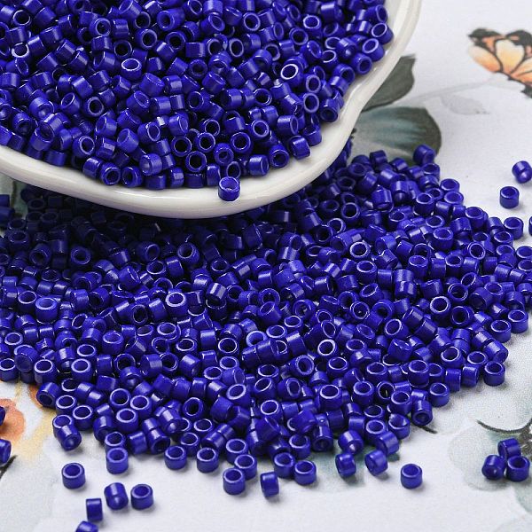 PandaHall Baking Paint Glass Seed Beads, Cylinder, Midnight Blue, 2.5x2mm, Hole: 1.4mm, about 45359pcs/pound Glass
PandaHall Baking Paint Glass Seed Beads, Cylinder, Midnight Blue, 2.5x2mm, Hole: 1.4mm, about 45359pcs/pound Glass