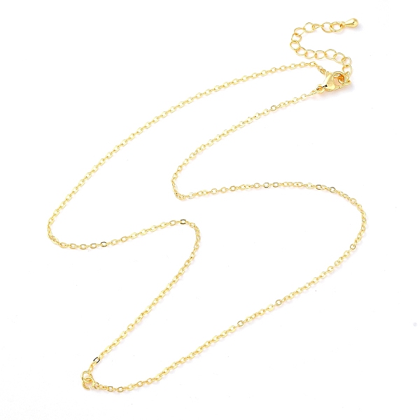 PandaHall Rack Plating Brass Flat Cable Chain Necklaces, Long-Lasting Plated, Lead Free & Cadmium Free, Golden, 17.83 inch(45.3cm) Brass
PandaHall Rack Plating Brass Flat Cable Chain Necklaces, Long-Lasting Plated, Lead Free & Cadmium Free, Golden, 17.83 inch(45.3cm) Brass