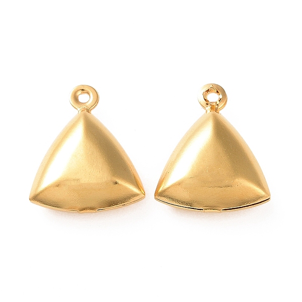 PandaHall 304 Stainless Steel Pendants, Triangle, Golden, 15x12x4.5mm, Hole: 1mm 304 Stainless Steel Triangle
PandaHall 304 Stainless Steel Pendants, Triangle, Golden, 15x12x4.5mm, Hole: 1mm 304 Stainless Steel Triangle