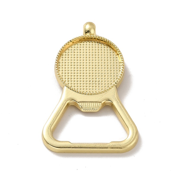 PandaHall Alloy Pendant Cabochons Settings, Bottle Opener, Flat Round, Light Gold, Tray: 24.5mm, 58x37x4mm, Hole: 3.5mm Alloy Flat Round
PandaHall Alloy Pendant Cabochons Settings, Bottle Opener, Flat Round, Light Gold, Tray: 24.5mm, 58x37x4mm, Hole: 3.5mm Alloy Flat Round