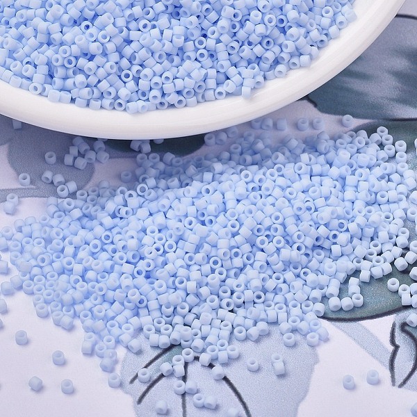 PandaHall MIYUKI Delica Beads, Cylinder, Japanese Seed Beads, 11/0, (DB1517) Matte Opaque Light Sky Blue, 1.3x1.6mm, Hole: 0.8mm, about...
PandaHall MIYUKI Delica Beads, Cylinder, Japanese Seed Beads, 11/0, (DB1517) Matte Opaque Light Sky Blue, 1.3x1.6mm, Hole: 0.8mm, about...