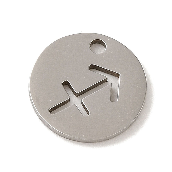 PandaHall 201 Stainless Steel Charms, Laser Cut, Flat Round with Constellation Charm, Sagittarius, 12x1mm, Hole: 1.5mm 201 Stainless Steel...
PandaHall 201 Stainless Steel Charms, Laser Cut, Flat Round with Constellation Charm, Sagittarius, 12x1mm, Hole: 1.5mm 201 Stainless Steel...