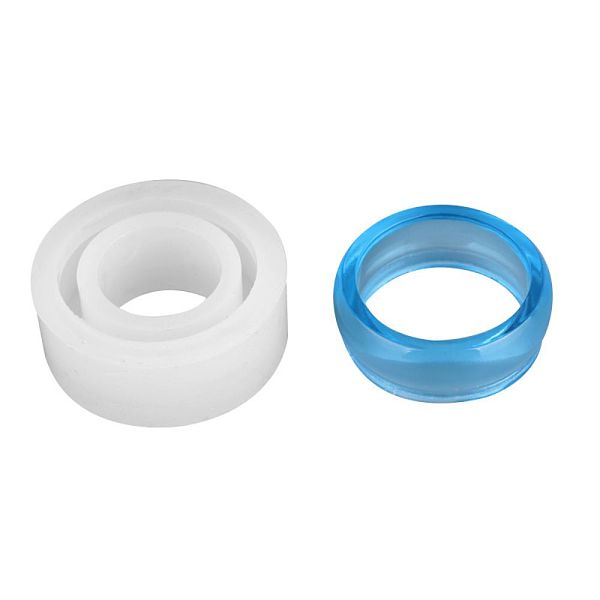 PandaHall Transparent DIY Ring Silicone Molds, Resin Casting Molds, For UV Resin, Epoxy Resin Jewelry Making, White, 27x10mm Silicone Ring...
PandaHall Transparent DIY Ring Silicone Molds, Resin Casting Molds, For UV Resin, Epoxy Resin Jewelry Making, White, 27x10mm Silicone Ring...