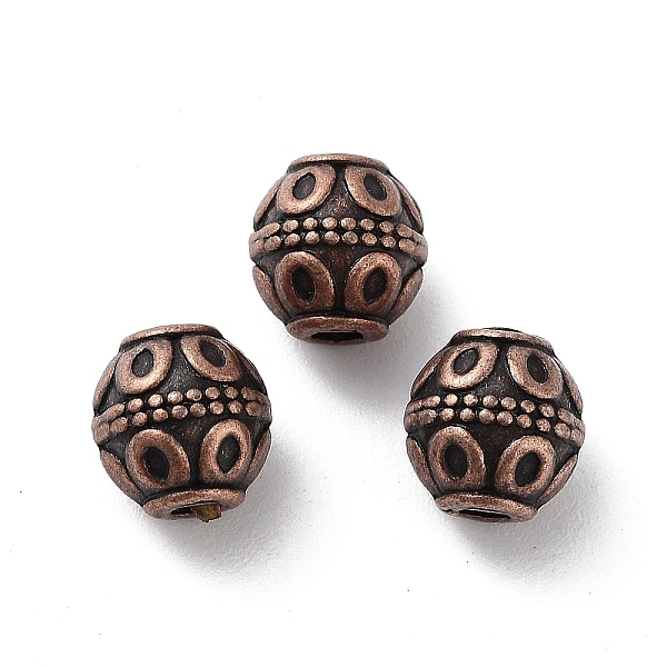 PandaHall Tibetan Style Alloy Beads, Cadmium Free & Lead Free, Barrel, Red Copper, 7x7.5mm, Hole: 1.8mm Alloy Barrel
PandaHall Tibetan Style Alloy Beads, Cadmium Free & Lead Free, Barrel, Red Copper, 7x7.5mm, Hole: 1.8mm Alloy Barrel
