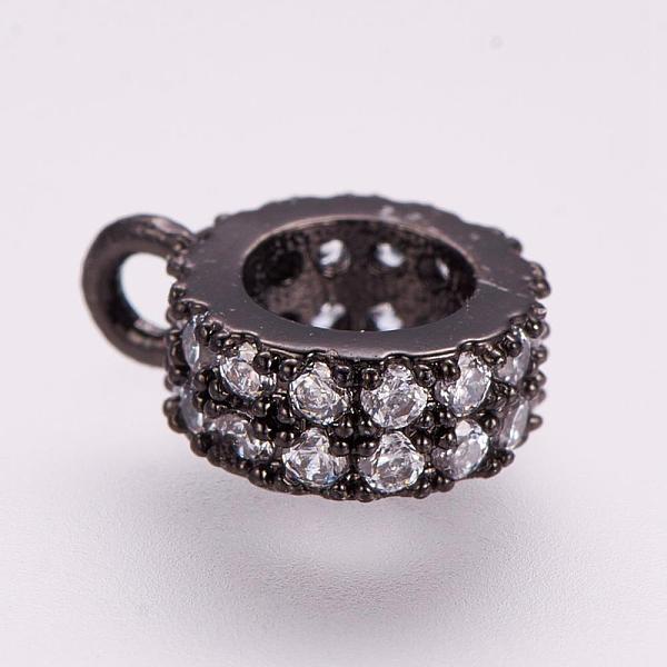 PandaHall Brass Micro Pave Cubic Zirconia Tube Bails, Loop Bails, Flat Round, Gunmetal, 10x3x4.5x7mm, Hole: 1.5mm, Inner Diameter: 4.5mm...
PandaHall Brass Micro Pave Cubic Zirconia Tube Bails, Loop Bails, Flat Round, Gunmetal, 10x3x4.5x7mm, Hole: 1.5mm, Inner Diameter: 4.5mm...