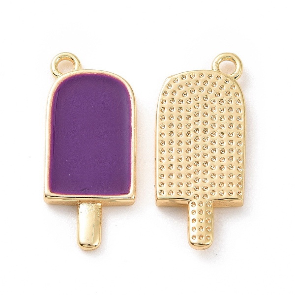 PandaHall Ion Plating(IP) Brass Enamel Pendants, Ice-Lolly, Real Platinum Plated, Real 18K Gold Plated, Dark Violet, 20x9x2mm, Hole: 1.5mm...
PandaHall Ion Plating(IP) Brass Enamel Pendants, Ice-Lolly, Real Platinum Plated, Real 18K Gold Plated, Dark Violet, 20x9x2mm, Hole: 1.5mm...