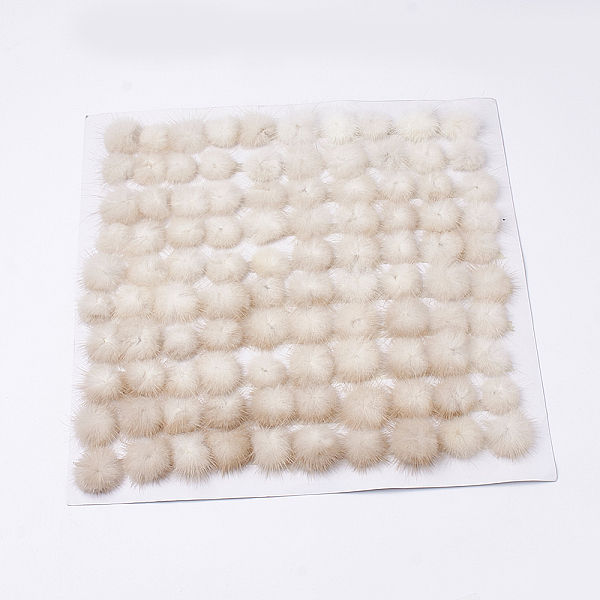 PandaHall Faux Mink Fur Ball Decoration, Pom Pom Ball, For DIY Craft, Antique White, 3~3.5cm, about 80pcs/board Fibre Orange
PandaHall Faux Mink Fur Ball Decoration, Pom Pom Ball, For DIY Craft, Antique White, 3~3.5cm, about 80pcs/board Fibre Orange